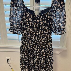 Floral Puff Sleeve Dress